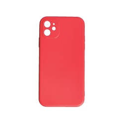 Capa de Silicone com Moldura de Câmera para Apple iPhone 11 Vermelho Capa de Silicone com Moldura de Câmera para Apple iPhone 11 Vermelho